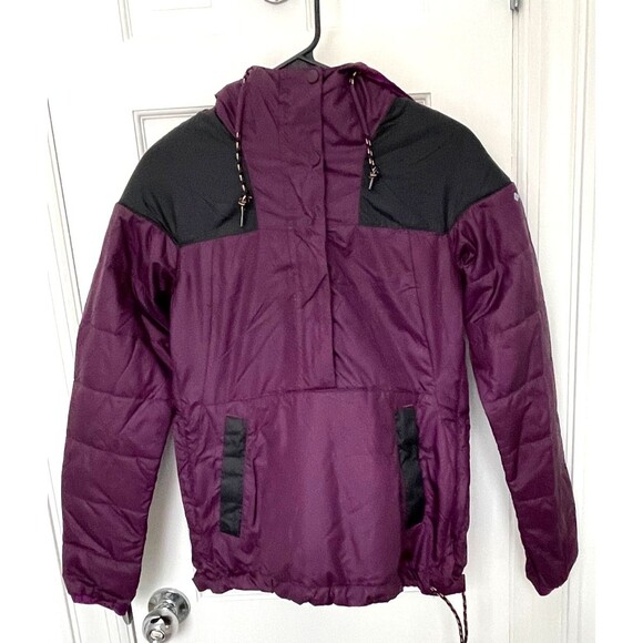 NWOT Columbia Women’s Lodge Pullover Insulated Jacket Size XS Purple SOLD OUT - Picture 9 of 12